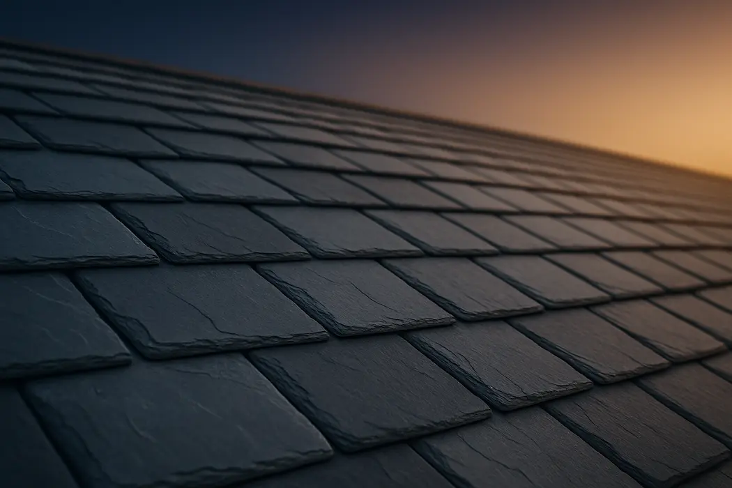 Synthetic Slate Roof Example