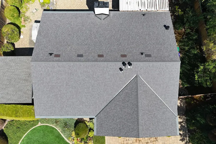 Shingle Roof Repair Closeup