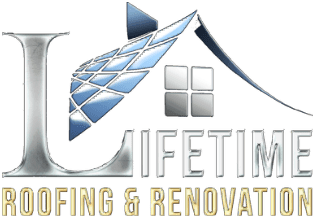 Lifetime roofing & renovation logo