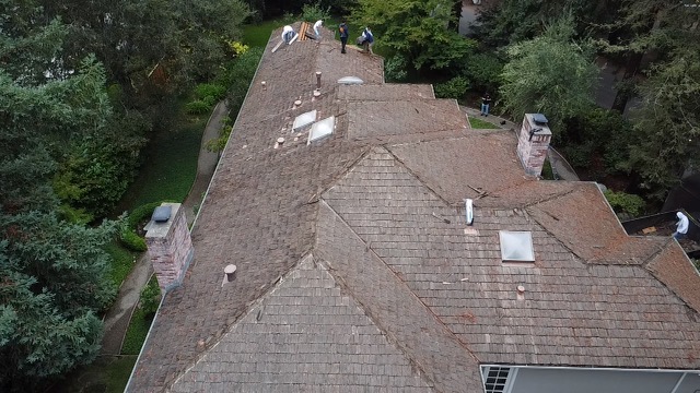 Demo of old roof