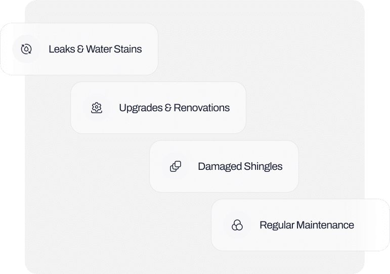 Diagram showing water system maintenance steps: inspection, cleaning, and repair processes