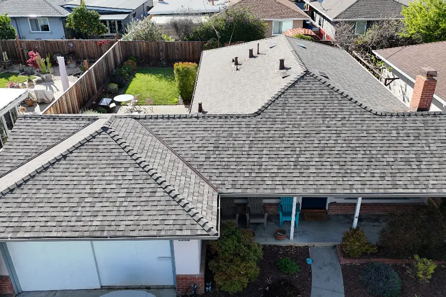 View of Santa Cruz Roofing Project After