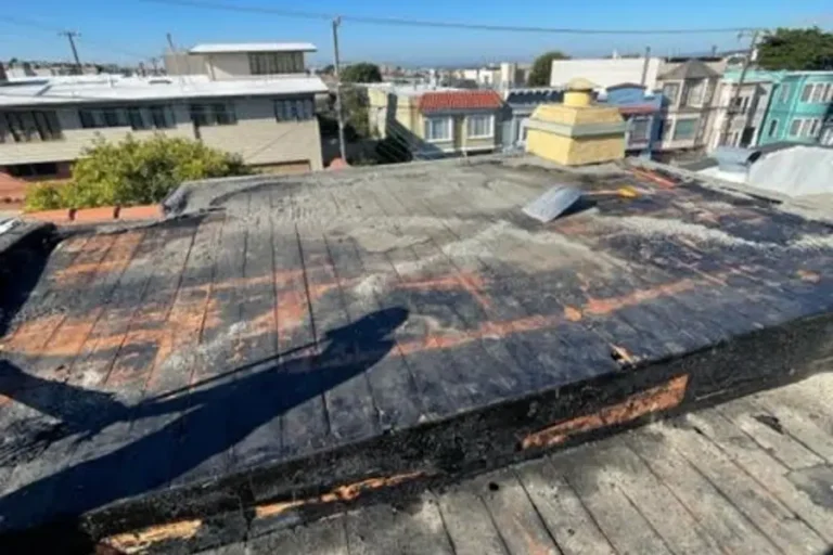 Commercial Roofing before project started