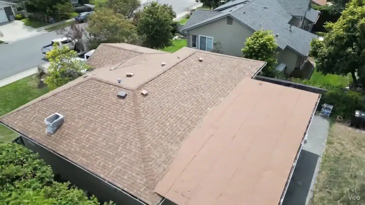 Finished low-slope roof replacement in Sunnyvale, CA by Lifetime Roofing