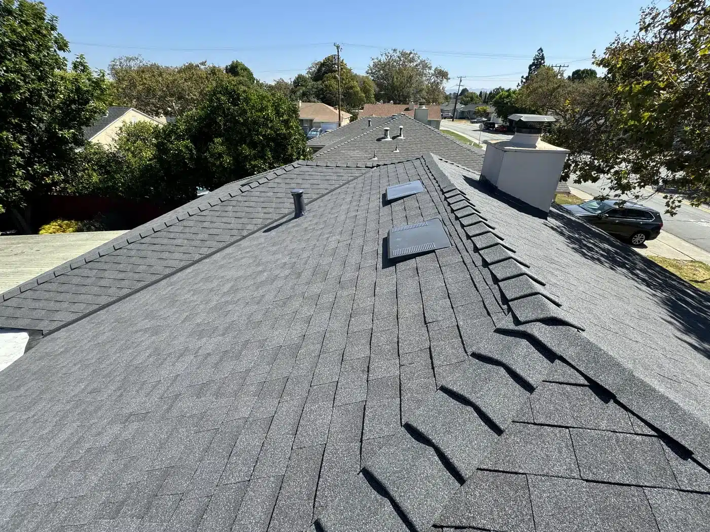 New shingle roof completed on Hacienda Avenue in San Lorenzo