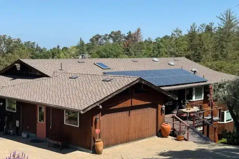 Completed new roof in Los Altos, CA